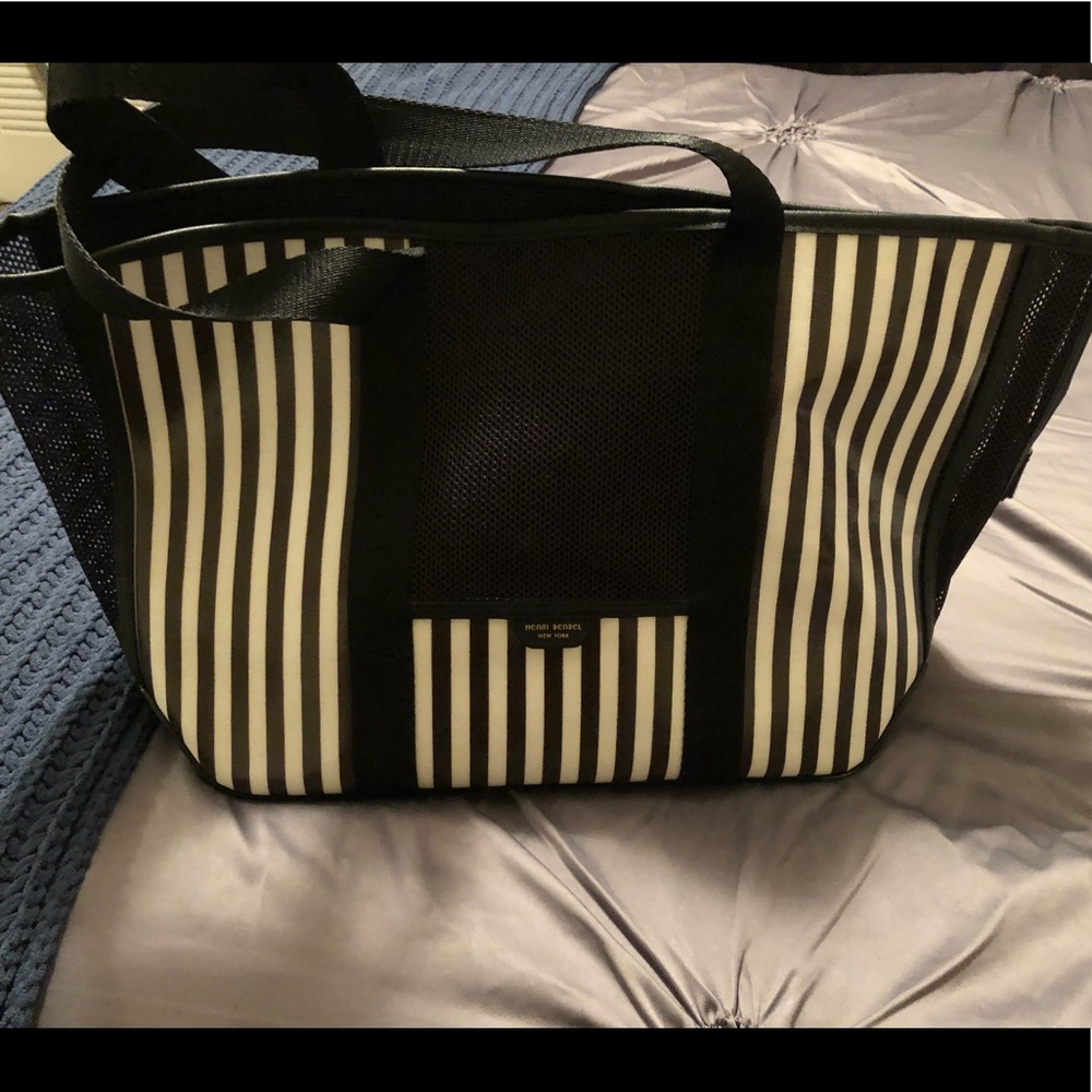 Henri Bendel pet carrier tote